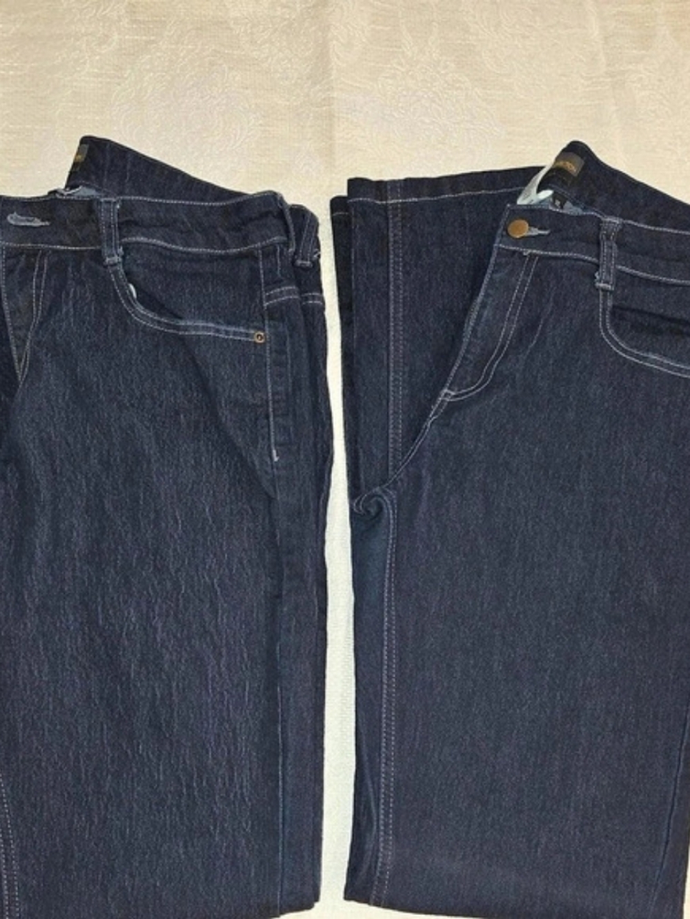 Set Of 2 Pairs McDonald's Uniform Jeans-Apparel Collection Straight Leg 32"